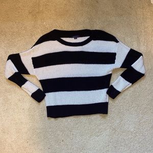 Black & White Stripe Sweater